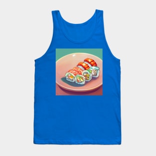 Kawaii Anime Sushi Tank Top